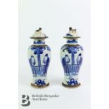 Blue and White Chinese Vases