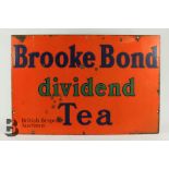 Brooke Bond Dividend Tea Enamel Advertising Sign