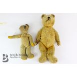 Two Vintage Mohair Bears
