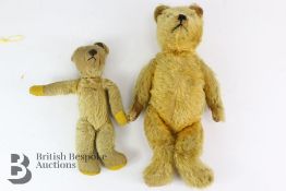 Two Vintage Mohair Bears