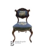 Victorian Mahogany Hall Chair