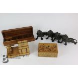 Treen Dominoes Set