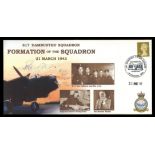 2006 617 Dambuster Squadron cover signed by Harry Humphries. 1 of 20 covers. Unaddressed, fine.