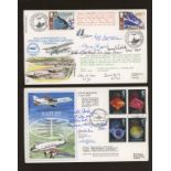RAF covers (3) signed by 3 WAAFs & 8 Battle of Britain participants, with listing.