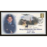 2004 Wing Commander Guy Gibson cover signed by H.Humphries & Tony Iveson. Numbered 1 of 1 cover.