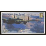 2004 Dortmund-Ems Canal cover signed by Flt Lt Sydney Grimes. 1 of 4 covers. Unaddressed, fine.
