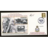 2009 617 Squadron Attack on Dortmund-Ems Canal cover signed by Philip Martin DFC. 1 of 20 covers.