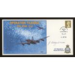 2006 Operation Taxable cover signed by Sqn Ldr J.Castagnola. 1 of 19 covers. Unaddressed, fine.