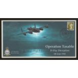 2007 Operation Taxable cover signed by Arthur Poore DFC. 1 of 23 covers. Unaddressed, fine.