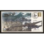 2008 Bergen 617 Squadron Attack cover signed by Benjamin Bird DFM. 1 of 3 covers. Unaddressed, fine.