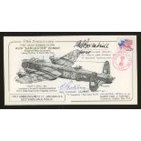 1992 USA Augsberg Raid cover signed by Sqn. Ldr. P.Dorehill DSO DFC & Wing Commander E.E..