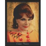 Connie Francis: Autographed on 10" x 8" colour photo.