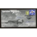 1999 Operation Millenium cover signed by Bill Reid VC & Loftus Hebbard. 1 of 1 cover. Unique.