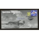 1999 Operation Millenium cover signed by Bill Reid VC & Joseph Dacey DFC. 1 of 1 cover. Unique.