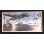 2004 Barnes Wallis cover signed by Larry Curtis & John Bell MBE DFC. 1 of 1 cover. Unique.