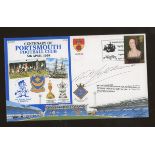 Nat Lofthouse: Autographed on 1998 Portsmouth Football Club Royal Navy cover. Unaddressed, fine.