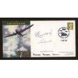 2003 Urft Dam Raids cover signed by Squadron Leader E.Gray Ward DFC & Squadron Leader Edward A.Wass.