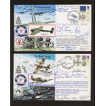 1990 The Major Assault RAF covers signed by 14 Battle of Britain participants.