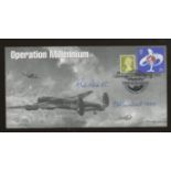 1999 Operation Millenium cover signed by Bill Reid VC & Frank Cardwell. 1 of 1 cover. Unique.