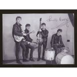 Pete Best (The Beatles original Drummer) autographed on black & white 7" x 5" photo with the