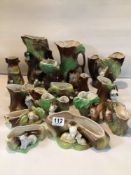 LARGE COLLECTION OF EASTGATE AND EASTGATE WITHERNSEA POTTERY. INCLUDES A RANGE OF PLANTERS, JUGS,