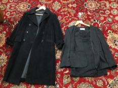 JAEGER CLOTHING COAT AND SUIT