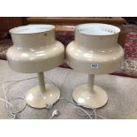 A PAIR OF VINTAGE DESK 1970S BY ANDERS PEHRSSON FOR ATELJE LYKTAN NICE CONDITION