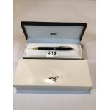 CASED MONT BLANC MEISTERSTUCK, PIX BALLPOINT PEN