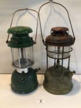 TWO VINTAGE PRESSURE LAMPS/LANTERNS. BIALADDIN (300X MODEL) AND TILLEY.