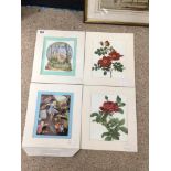 FOUR PRINTS, DOREEN BAXTER, RENE CLOKE AND TWO BY PIERRE-JOSEPH REDDOTE