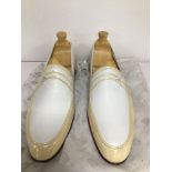 PAIR OF GENTLEMAN'S ITALIAN LEATHER SHOES BY STEMAR, SIZE 12