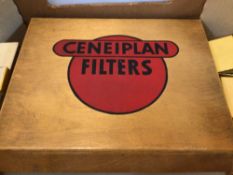 EXTENSIVE VINTAGE COLLECTION OF GLASS FILTER SUPPLEMENTARY LENSES. INCLUDES ACTINA, KODAK,