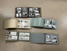 BLACK AND WHITE PHOTO ALBUMS FROM 1940S-1970S