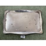 HALLMARKED SILVER SERVING TRAY BY ROBERT PRINGLE & SONS 1923, 778 GRAMS