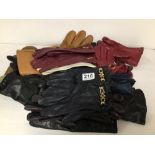 MIXED LEATHER GLOVES, LAIMBOCK, ISOTONER, DENTS AND MORE