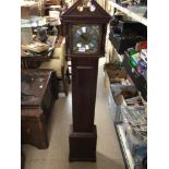 VINTAGE RICHARD BROAD OF BODMIN MAHOGANY CASE GRANDMOTHER CLOCK