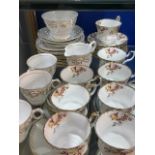 ROYAL ALBERT (LENORA), 16 PIECES WITH ROYAL STAFFORD 19 PIECES BOTH TEA SERVICE