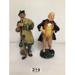 TWO ROYAL FIGURINES, MICAWBER (HN2097) AND THE LAIRD (HN4570)