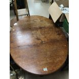 EARLY 20TH CENTURY ENGLISH OAK DROPLEAF TABLE