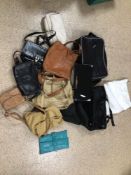MIXED BAGS AND HANDBAGS, FINE SUEDE, LORENZ, ENVY, AND MORE