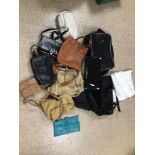 MIXED BAGS AND HANDBAGS, FINE SUEDE, LORENZ, ENVY, AND MORE