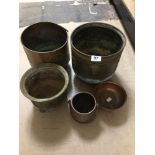 VINTAGE BRASS AND COPPERWARE ITEMS.