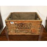 VINTAGE (USHERS TROWBRIDGE) CRATE