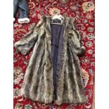 RACOON LONG FUR COAT