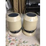 PAIR OF REALISTIC MC900 VINTAGE OUTDOOR SPEAKERS 1970S