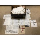 LARGE COLLECTION OF VINTAGE AIRFIX EPHEMERA.