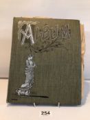 EARLY 20TH CENTURY ALBUM A/F OF CHRISTMAS CARDS, INCLUDES TUCK AND SONS, DAVIDSON BROS AND MORE
