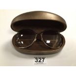 VINTAGE CASED GUCCI SUNGLASSES