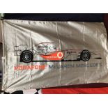 VODAFONE MCLAREN MERCEDES FORMULA ONE FLAG, 90 X 140CM