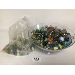 LARGE QUANTITY OF MARBLES